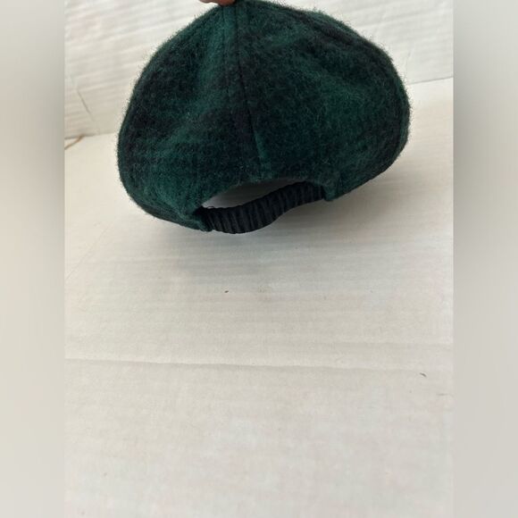 Woolrich Vintage Buffalo Plaid Wool Baseball Cap Size S/M - Picture 4 of 6